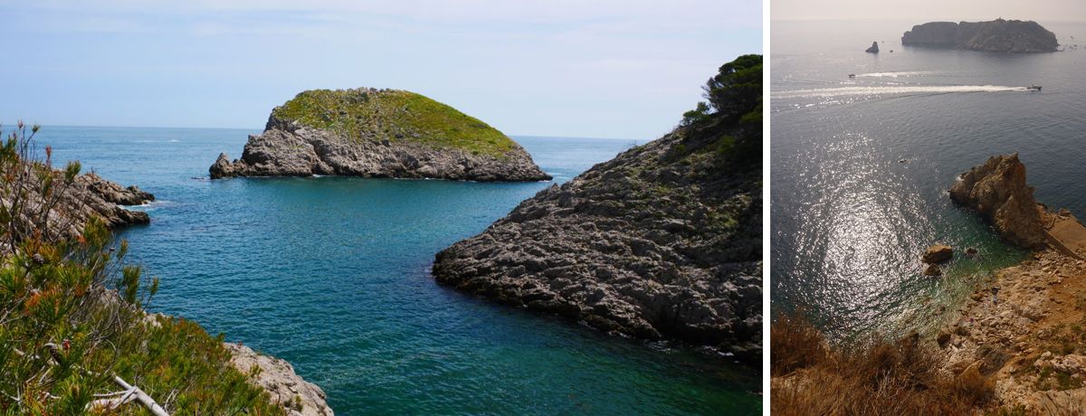 Les cales de la Costa del Montgrí