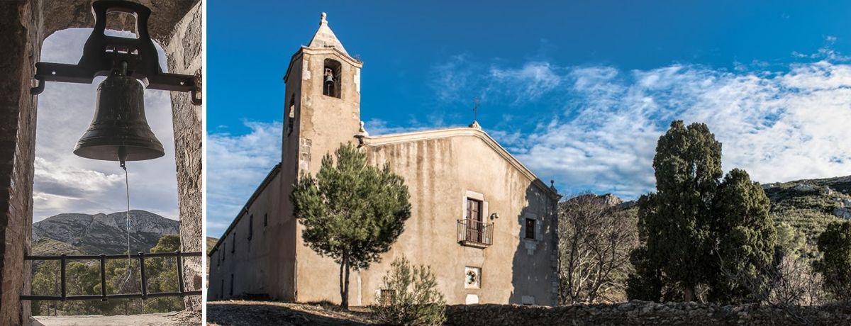 El castillo y la ermita de Santa Caterina